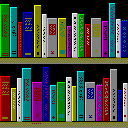 colourful-pixel-bookshelf